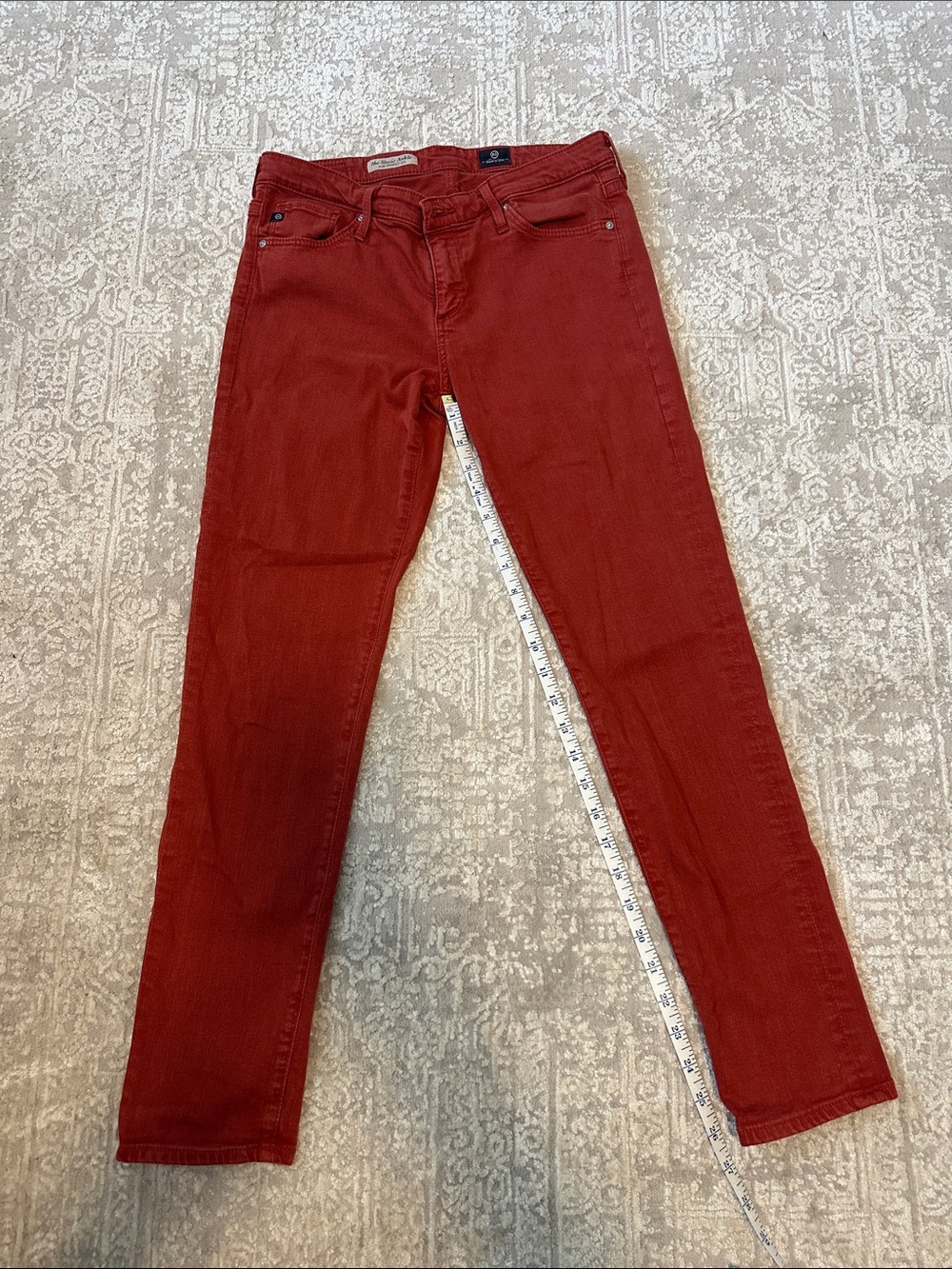 Women's Burnt Rust Slim Jeans